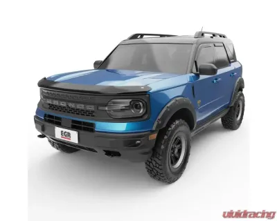 EGR Matte Black 4 Door In-Channel Window Visors Ford Bronco Sport 2021-2025 - 573565