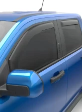 EGR Matte Black Crew Cab Front | Rear Set In Channel Window Visors Ford Maverick 2022-2023                                     - 573595 - Image 3