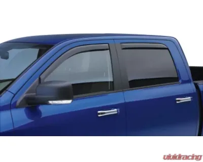 EGR SlimLine In-Channel Window Visors Set of 4 Dark Smoke Jeep Wrangler JL 2018 - 575251