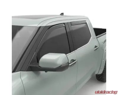 EGR Dark Smoke Front | Rear Set In-Channel Window Visors Toyota Tundra 2022-2024 - 575401