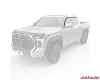 EGR Dark Smoke Front | Rear Set In-Channel Window Visors Toyota Tundra 2022-2024 - 575401