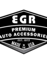 EGR Set of 4 Matte Black Front | Rear In-Channel Window Visors Nissan Titan Crew Cab 2016-2017                                     - 576005 - Image 5