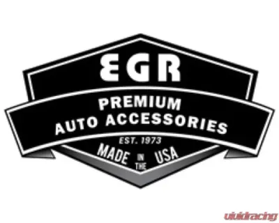 EGR Set of 4 Matte Black Front | Rear In-Channel Window Visors Nissan Titan Crew Cab 2016-2017 - 576005