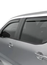EGR Matte Black Crew Cab Front | Rear Set In Channel Window Visors Nissan Frontier 2022-2023                                     - 576045 - Image 2