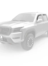 EGR Matte Black Crew Cab Front | Rear Set In Channel Window Visors Nissan Frontier 2022-2023                                     - 576045 - Image 3