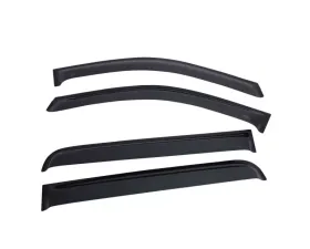 EGR Tape-On Window Visors Set of 4 Dark Smoke Chevrolet Silverado 1500 Double Cab 2019