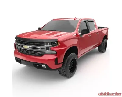 EGR Tape-On Window Visors Set of 4 Dark Smoke Chevrolet Silverado 1500 Double Cab 2019 - 641891