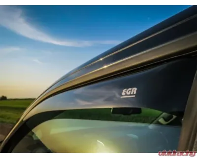 EGR Tape-On Window Visors Set of 4 Dark Smoke Dodge Ram 1500 Crew Cab 2019 - 642951