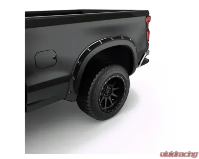 EGR Set of 4 Black Bolt-On Look Fender Flares Chevrolet Silverado 1500 2023+ - 791654-GBA