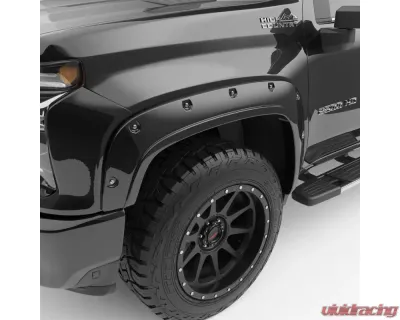 EGR Set Of 4 Black Traditional Bolt-On Look Fender Flares Chevrolet Silverado 2500 HD | 3500 HD 2020-2023 - 791884-GBA
