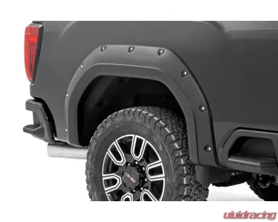 EGR HD Bolt-On Style Black Fender Flare Set GMC Sierra 2020 - 791954