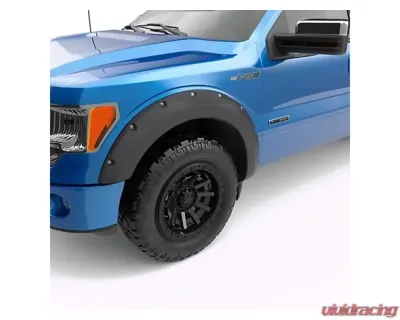 EGR Set of 4 Textured Black 67inch | 78.8inch Bed Baseline Bolt-Style Fender Flares Ford F150 2009-2014 - BLF1025