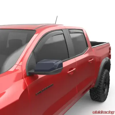 EGR In-Channel Window Visors Matte Black Chevrolet Colorado | GMC Canyon 2023-2024 - 571485