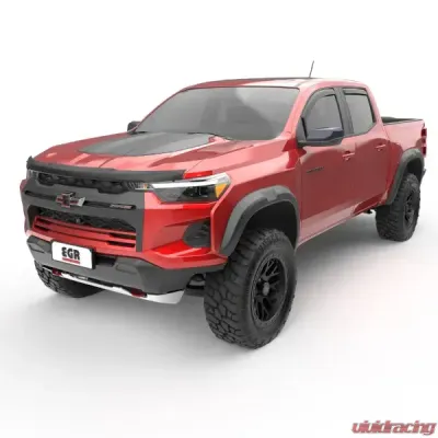 EGR In-Channel Window Visors Matte Black Chevrolet Colorado | GMC Canyon 2023-2024 - 571485