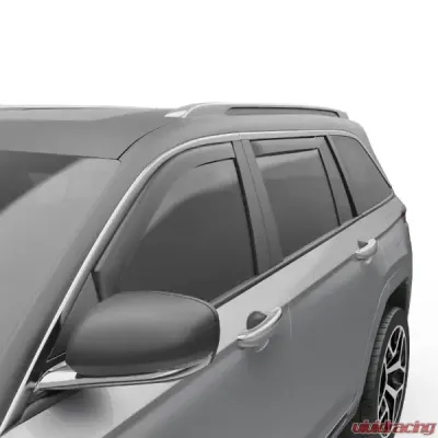 EGR In Channel Window Visors Matte Jeep Grand Cherokee L 2022-2024 - 573775