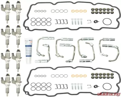 Industrial Injection Stock Bosch Reman Injectors w/ Install Kit Chevrolet Duramax LB7 2001-2004.5 - 412603