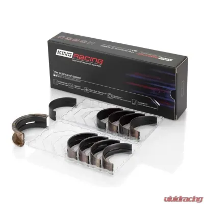 King General Motors 262/ 267/ 302/ 307/ 327/ 350 pMaxBlack Coated Main Bearing Set - MB557XPC001