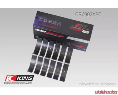 King +.026mm pMaxKote Rod Bearing Set Nissan VQ35HR | VQ37VHR | VR30DTT - CR6902XPC.026