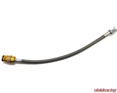 McLeod Racing Steel Braided Clutch Line Assembly, 11" GM Quick Disconnect, AN-4 JIC Female - 139204-11