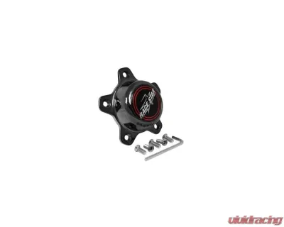 Race Star Short Plastic Dark Star 92 Drag Star 5 Lug Cap - 615-5096-D1