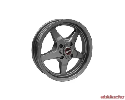 Race Star Wheels 91 Drag Star Wheel 15x3.75 4x108 -19.2mm Metallic Grey - 91-537021G