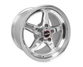 Race Star Wheels 92 Drag Star Wheel 15x10 5x4.5 44mm Polished Silver