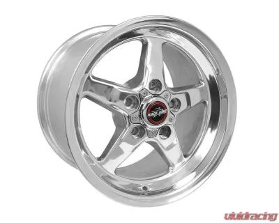 Race Star Wheels 92 Drag Star Wheel 15x10 5x4.5 44mm Polished Silver - 92-510154DP