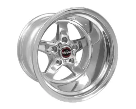 Race Star Wheels 92 Drag Star Wheel 15x12 5x4.5 -64mm Polished Silver