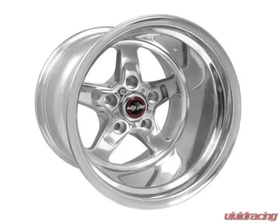 Race Star Wheels 92 Drag Star Wheel 15x12 5x4.5 -64mm Polished Silver - 92-512147DP