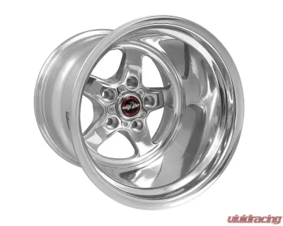Race Star Wheels 92 Drag Star Wheel 15x14 5x4.75 -89mm Polished Silver - 92-514247DP