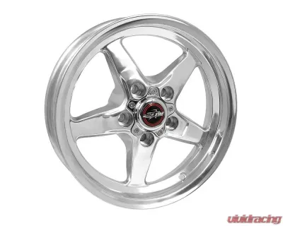 Race Star Wheels 92 Drag Star Wheel 15x3.75 5x4.5 -28.7mm Polished Silver - 92-537140DP