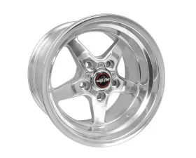 Race Star Wheels 92 Drag Star Wheel 15x5 5x127 | 5x5 0mm Polished Silver