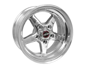 Race Star Wheels 92 Drag Star Wheel 15x8 5x4.75 0mm Polished Silver