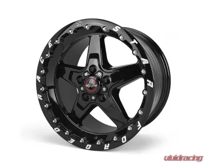 Race Star Wheels 92 Drag Star Wheel 17x10 5x115 18mm Gloss Black - 92-700452SB