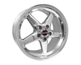 Race Star Wheels 92 Drag Star Wheel 17x10.5 5x4.5 48mm Polished Silver