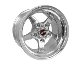 Race Star Wheels 92 Drag Star Wheel 17x10.5 5x135 9mm Polished Silver