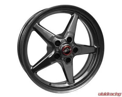 Race Star Wheels 92 Drag Star Wheel 17x4.5 5x4.5 25.4mm Metallic Grey - 92-745142G