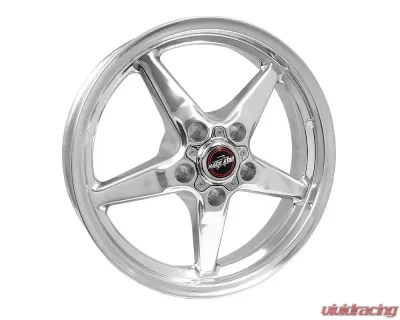 Race Star Wheels 92 Drag Star Wheel 17x4.5 5x4.75 25.4mm Polished Silver - 92-745242DP