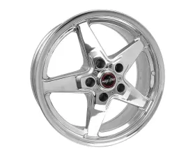 Race Star Wheels 92 Drag Star Wheel 17x8 5x4.75 25.4mm Polished Silver