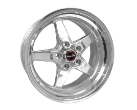 Race Star Wheels 92 Drag Star Wheel 17x9.5 5x4.75 52mm Polished Silver