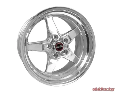 Race Star Wheels 92 Drag Star Wheel 17x9.5 5x115 22.5mm Polished Silver - 92-795452DP