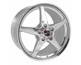 Race Star Wheels 92 Drag Star Wheel 18x10.5 5x4.75 52mm Polished Silver
