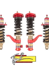 F2 Function and Form Type 2 Coilovers Kit Honda Civic EP3 2001-2005                                     - 28100201R - Image 6
