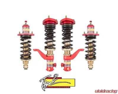 F2 Function and Form Type 2 Coilovers Kit Honda Civic EP3 2001-2005 - 28100201R