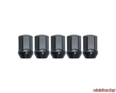 F2 Function and Form Black Steel Lug Nuts M12x1.25 w| Lock Kit - W0012125.SS-BCR