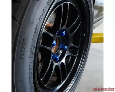 F2 Function and Form Blue Steel Lug Nuts M12x1.25 w| Lock Kit - W0012125.SS-BL