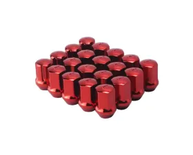 F2 Function and Form Red Steel Lug Nuts M12x1.25 w| Lock Kit
