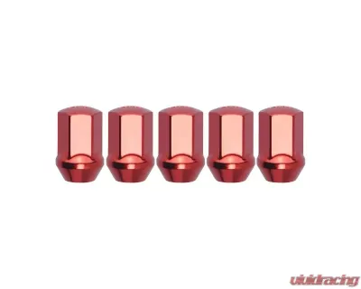 F2 Function and Form Red Steel Lug Nuts M12x1.25 w| Lock Kit - W0012125.SS-RD