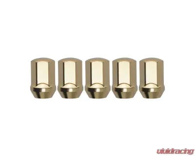F2 Function and Form Gold Steel Lug Nuts M12x1.5 w| Lock Kit - W0012150.SS-GLD