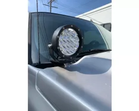 GG Lights Hood | Windshield Pillar Mounts for LED Pod USA Made Chevy Silverado | GMC Sierra  1999-2006